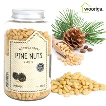 우리가스토리 국내산 깐 잣 백잣 250g 견과류, 1통