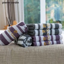 코튼 피에르가르뎅 보카시선염 호텔수건 160g 5장, 없음, PC)보카시선염_와인(스트라이프)