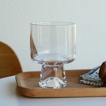 아포카토 고블렛 유리컵 홈카페 라떼 컵, 투명