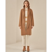 [20FW 닥스 여성]베이지 머플러장식 울캐시미어혼방 가디건DLSW0D991I2