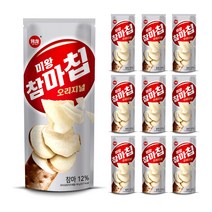(유통기한 임박제품) 미왕 참마 칩 오리지널맛 90g 10봉 참마 프레이크 야채칩 마칩 간식 안주