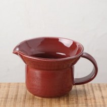 [에이치플러스몰] 이천도자기 수공방 진사 저그 13.5cm, 상세 설명 참조