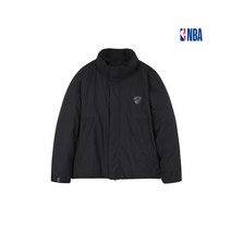 BKN NETS 숏푸퍼 안사시 다운_젯블랙