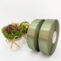 포장 리본 끈 제이제이리본 고밀도주자 45M 2롤 76칼라 (3mm 5mm), 5mm, 솔잎색