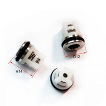 O-링고무키트체크 밸브 수리 키트 축 일반 펌프 인터 파워 고압 세척기 워터 9.5 12 MM 3 개, 02 D12 H14 middle