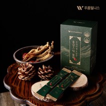 [푸름웰니스] 프리미엄 6년근 홍삼스틱 블랙 25mg (1박스*30포), 1BOX * 30포