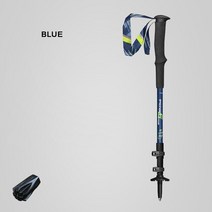 스키폴 스키장비Pioneer-경량 접이식 트레킹 폴 1 개 57-135cm 알루미늄 합금 스키 캠핑 하이킹 워킹, 01 blue 1pc