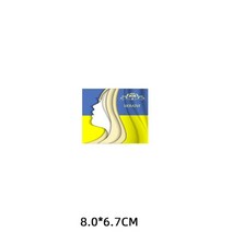 와펜 공구리 수선 자수 의류 겨울 패딩 패치 우크라이나 국기 패치 우크라이나 해바라기 의류 용 열 접착 스티커 티셔츠 퓨즈 블 패치 배지, x3131-s