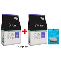 네츄럴코어 바이오나 유기농 가수분해 유산균 저알러지 사료 양고기 & 현미 1.2KG X 2EA (네츄럴코어 간식 1개 랜덤증정 )/ 네츄럴코어 바이오나 사료 공식판매점