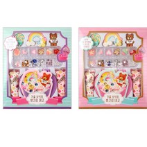 DIY거울보석함생크림데코 데코스토리 엄마표미술놀이 집콕 선물 단체 여아선물, 랜덤발송1개입