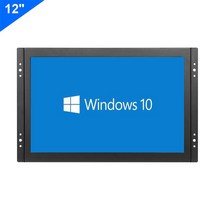 ZHIXIANDA 와이드 스크린 LCD 디스플레이 금속 쉘 오픈 프레임 저항성 터치 모니터 12.0 인치 1280x800, [02] Without Touch