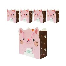 에이비엠 러블리 야옹이 쇼핑백 10p, 혼합 색상