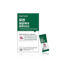유한양행 여주 혈당케어 S52 여주추출분말 환 영양제 1개월분, 1개월분 90포, 162g, 1개