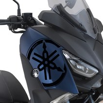 LINE CUT 야마하 XMAX 엑스맥스300 전년식 프론트 데칼 로고 스티커 XM-03, 빨강반사