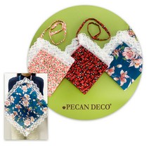 에티켓손수건 손수건 앞치마무릎덮개 레이스 피칸데코 1장