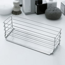 304올 스텐 심플 와이드 주방세제랙 수세미 거치대