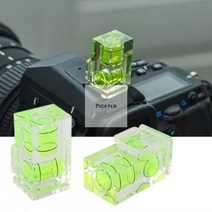 DSLR 카메라 수평계 핫슈 삼각대 스탠드 거치대 짐벌 F6AB 픽플, 상세페이지 참조
