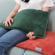 한양 FUR 맥반석 전기 찜질기 허리통증 온열매트 온열찜질기, 맥반석(소) 포레스트그린