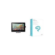 [Amazon.co.jp 한정] 와콤액 탭 Wacom Cintiq 16FHD 아마존 공 데이터 혜택 포함 DTK1660K1D + CLIP STUDIO PAINT PRO, 상세페이지 참조