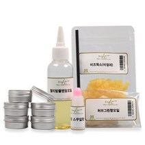 [자연의숲] 멀티밤kit 멀티밤만들기키트 수딩밤 오일밤 오일스틱 보습 방과후수업 체험활동 수제나라, 멀티밤kit(허브그린FO)+틴케이스(5ea)