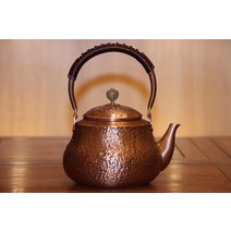 Dian Gong Tang Kung Fu Tea 세트 수제 구리 냄비 수제 구리 냄비 순수 구리 수제 주전자 특수 가격 물 끓는 주전자, 해머 포인트 구리 포트 D, 1.2-1.6L, 1개