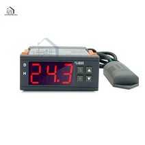 AC110V -220V 미니 디지털 습도 컨트롤러 1% ~ 99% 습도계 컨트롤러 습도 센서 PU 지연 보호 기능, 02 AC220V