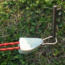 캠팸 야광 로프라쳇 블랙 1/4 1/8 두가지 사이즈 야광훅 기본 로프스트링 포함구성 이지스토퍼, 블랙로프라쳇_1/4+2.5m스트링