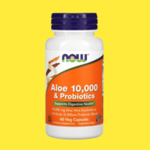 나우푸드 알로에베라 10000mg 프로바이오틱스 유산균 50억 60정