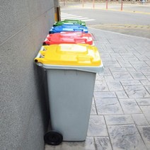 음식물쓰레기통120L 음식물쓰레기수거통 아파트 업소용 식당 잔반처리통