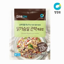 청정원 402)라이틀리 닭가슴살 곤약볶음밥200g x8개 (냉동), 8개, 200g