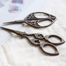 빈티지 엔틱 소잉 가위 (2style), A