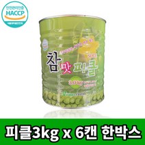 미성우듬지(비전프라임) 참맛피클캔 3kgx6캔 한박스, 3kg, 6개