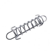 GHSHOP 세일링 보트 도킹에 적합한 2-3pack 5mm 계류 스프링 304 스테인레스 스틸, 3개, 은