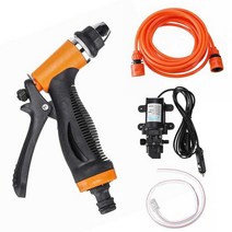 세차폼건 워터건 초강력고압분사기 폼랜스 car wash 12v 100w car washer gun pump high pressure cleaner car 전기, 유형 1 75w