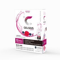 셀시어스 온더고 에너지 비타민 피트니스 드링크 파우더 (10sticks), 크렌베리레몬맛(10stick)