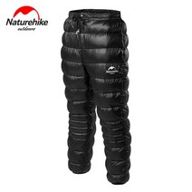 네이처하이크 백패킹 우모복 우모 등산 낚시 방한복 Naturehike, XXL, 주머니가 있는 검정색