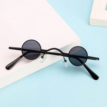 패션 원형 안경 레옹 선글라스 마이콜 썬글라스 블랙