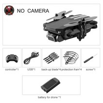 드론낚시 ls-min rc mini drone 4k 1080p hd camera fpv, 노카메라 블랙