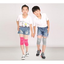 어린이 유아 자전거 외부 운동 무릎 보호대 2P 리프팅, S, 핑크