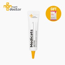 [마이펫닥터] 메디캣츠 고양이 연고 턱드름 여드름 피부병 링웜 15g (+인섹트포캣 40g 증정), 1개