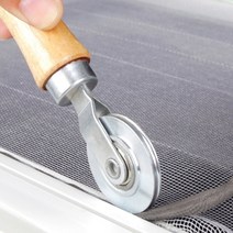 샤시 방충망고정 원형롤러 씰링 고정 교체 교환 수선 압입기 보수 작업 공구 실링기