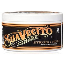 Suavecito Pomade Firme (Strong) 홀드113g (4 oz) 1팩, 신선한, 4온스(1팩)