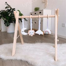 원목모빌대 인테리어 아기방 멀티 신생아방, B