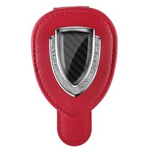 트랙터의자 자동차 안경 보관 클립 홀더 선글라스 동풍 트랙터 용 액세서리 개, 1pcsRed+For Ferrari