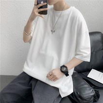 여성용 반팔 티셔츠 루즈한 캐주얼 탑