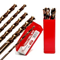 클리브랜드 서스용 코발트 드릴 비트 드릴날 스텐 기리 8.0-8.9mm, 코발트드릴 8.4mm (5개세트)
