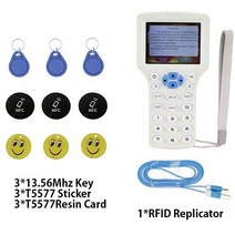 전자키 복사기 스티커 10 주파수 RFID 복사기 ID IC 리더 라이터 암호화 된 프로그래머 USB NFC 태그 키, 04 package 4
