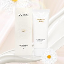 미스필 플러스 썬 모이스처 에센스 재생 선크림 자외선 차단제 50g