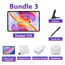 TeclastT5011인치2K태블릿 안드로이드12 2000x1200 8GBRAM UNISOCT616옥타코어 4G네트워크 C타입 고속충전, 06JP, 03128G번들3