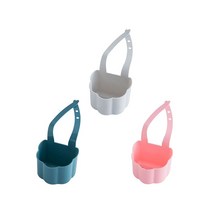 수세미 걸이형 거치대 수납 물빠짐 홀더 싱크대 정리, 블루SB003879